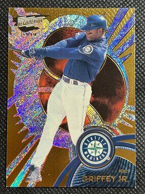 1999 Pacific REVOLUTION #130 Ken Griffey Jr HOF RARE GOLD SPARKLE FOIL PREMIUM